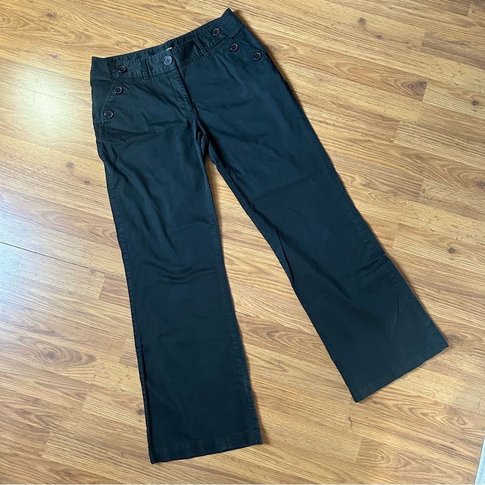 Women’s Black H&M Sailer Front Dress Pants‎ Size 12